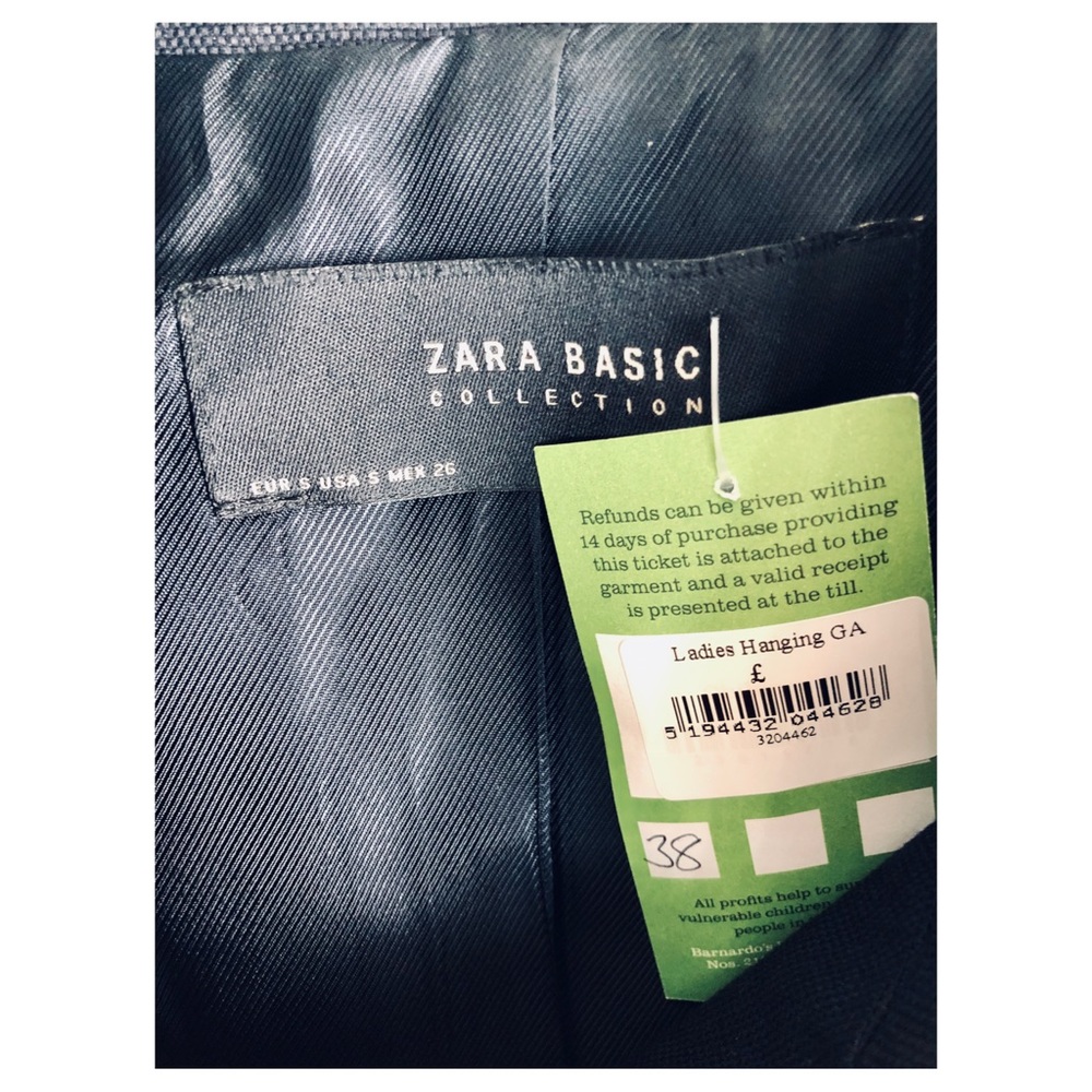 British!Zara Basic Collection Double Breasted Nav… - image 5